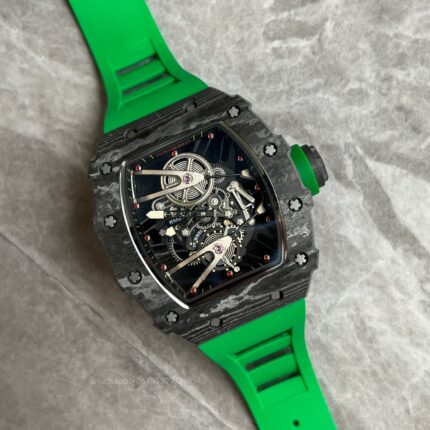Richard Mille Mens Watch 50x43mm Automatic Mechanical Movement Stainless Steel Watches - Image 2