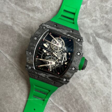Richard Mille Mens Watch 50x43mm Automatic Mechanical Movement Stainless Steel Watches - Image 3