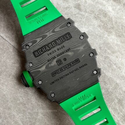 Richard Mille Mens Watch 50x43mm Automatic Mechanical Movement Stainless Steel Watches - Image 7