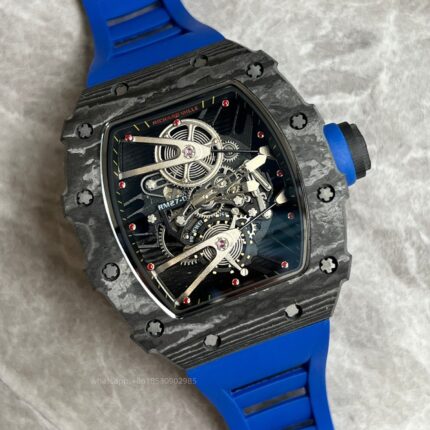 Richard Mille Mens Watch 50x43mm Automatic Mechanical Movement Stainless Steel Watches - Image 4