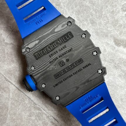 Richard Mille Mens Watch 50x43mm Automatic Mechanical Movement Stainless Steel Watches - Image 7