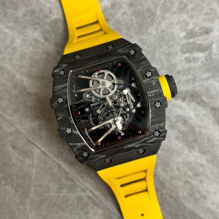 Richard Mille Mens Watch 50x43mm Automatic Mechanical Movement Stainless Steel Watches - Image 2