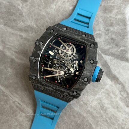 Richard Mille Mens Watch 50x43mm Automatic Mechanical Movement Stainless Steel Watches - Image 2