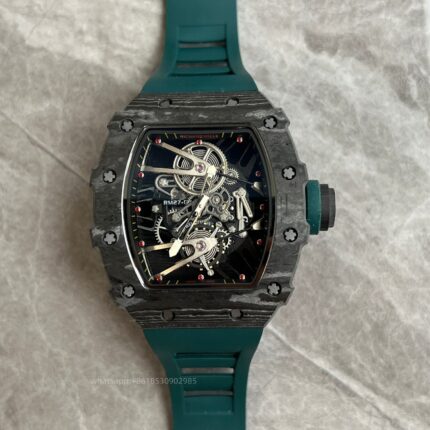 Richard Mille Mens Watch 50x43mm Automatic Mechanical Movement Stainless Steel Watches