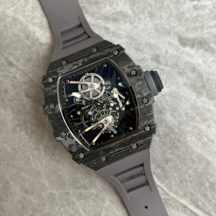 Richard Mille Mens Watch 50x43mm Automatic Mechanical Movement Stainless Steel Watches - Image 2