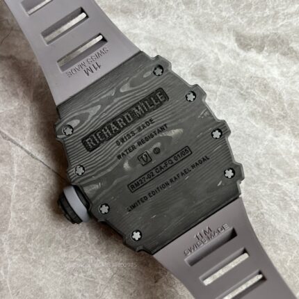 Richard Mille Mens Watch 50x43mm Automatic Mechanical Movement Stainless Steel Watches - Image 6