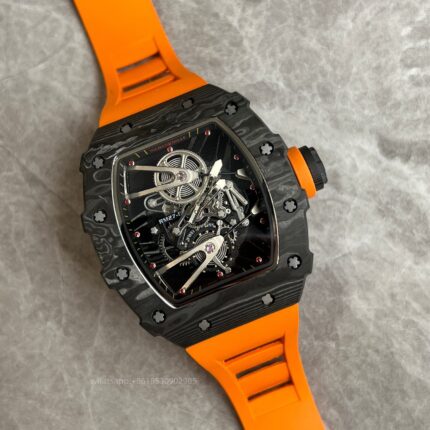 Richard Mille Mens Watch 50x43mm Automatic Mechanical Movement Stainless Steel Watches - Image 2