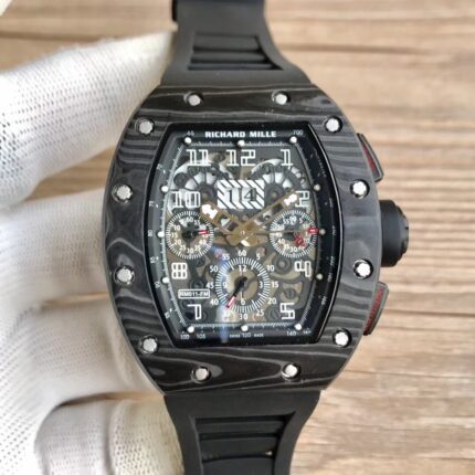 Richard Mille Mens Watch 50x40mm Cal.7750 Automatic Mechanical Movement Stainless Steel Watches