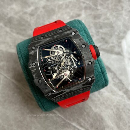 Richard Mille Mens Watch 50x43mm Automatic Mechanical Movement Stainless Steel Watches - Image 6