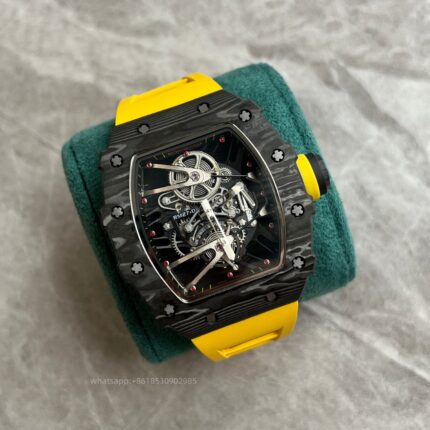 Richard Mille Mens Watch 50x43mm Automatic Mechanical Movement Stainless Steel Watches - Image 9