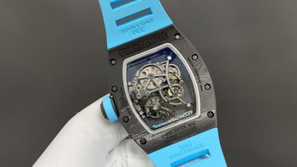 Richard Mille Mens Watch 50x43mm Automatic Mechanical Movement Stainless Steel Watches - Image 4