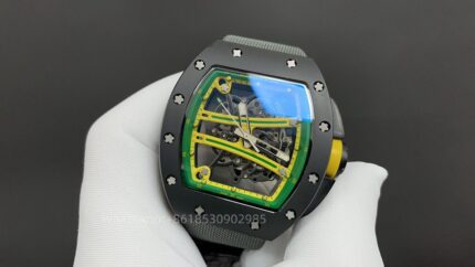 Richard Mille Mens Watch 50x43mm Automatic Mechanical Movement Stainless Steel Watches - Image 2