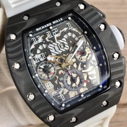 Richard Mille Mens Watch 50x40mm Cal.7750 Automatic Mechanical Movement Stainless Steel Watches - Image 3