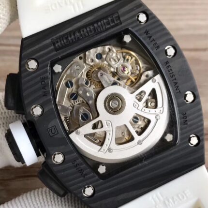 Richard Mille Mens Watch 50x40mm Cal.7750 Automatic Mechanical Movement Stainless Steel Watches - Image 4