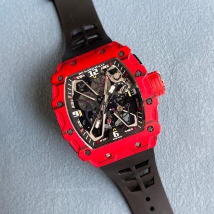 Richard Mille Mens Watch 50x43mm Automatic Mechanical Movement Stainless Steel Watches - Image 2