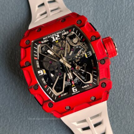 Richard Mille Mens Watch 50x43mm Automatic Mechanical Movement Stainless Steel Watches - Image 4