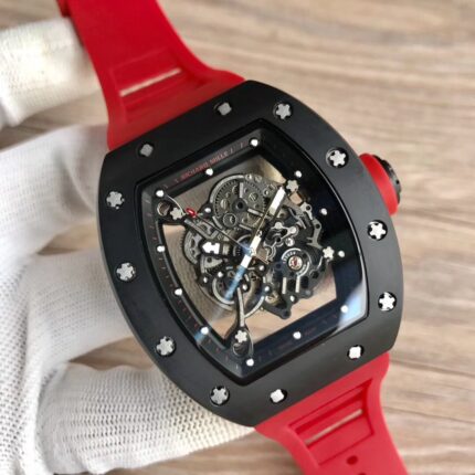 Richard Mille Mens Watch 50x43mm Automatic Mechanical Movement Stainless Steel Watches - Image 3