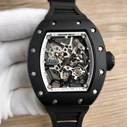Richard Mille Mens Watch 42.7x50mm Cal.RM47 Automatic Mechanical Movement Stainless Steel Watches