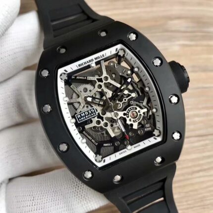 Richard Mille Mens Watch 42.7x50mm Cal.RM47 Automatic Mechanical Movement Stainless Steel Watches - Image 2