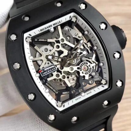 Richard Mille Mens Watch 42.7x50mm Cal.RM47 Automatic Mechanical Movement Stainless Steel Watches - Image 4