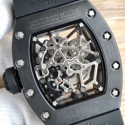 Richard Mille Mens Watch 42.7x50mm Cal.RM47 Automatic Mechanical Movement Stainless Steel Watches - Image 5