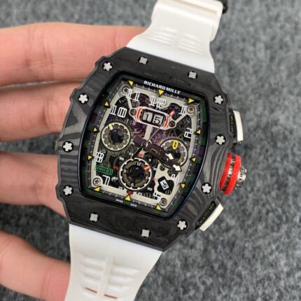 Richard Mille Mens Watch 50x40mm Automatic Mechanical Movement Stainless Steel Watches - Image 3