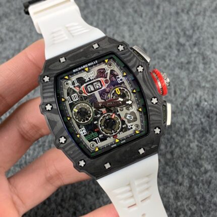 Richard Mille Mens Watch 50x40mm Automatic Mechanical Movement Stainless Steel Watches - Image 2