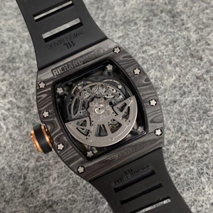 Richard Mille Mens Watch 50x43mm Automatic Mechanical Movement Stainless Steel Watches - Image 6