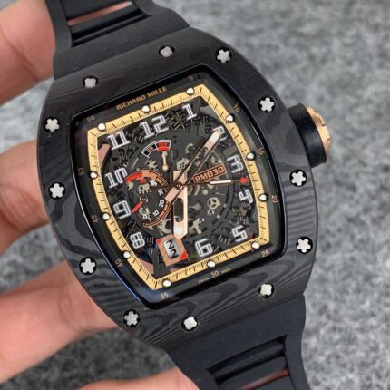 Richard Mille Mens Watch 50x43mm Automatic Mechanical Movement Stainless Steel Watches - Image 3