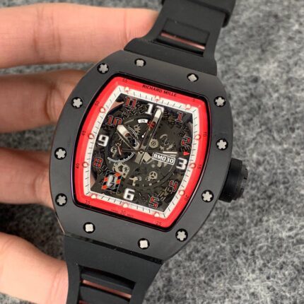 Richard Mille Mens Watch 50x43mm Automatic Mechanical Movement Stainless Steel Watches - Image 2