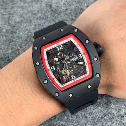 Richard Mille Mens Watch 50x43mm Automatic Mechanical Movement Stainless Steel Watches - Image 4