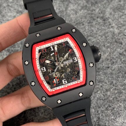 Richard Mille Mens Watch 50x43mm Automatic Mechanical Movement Stainless Steel Watches - Image 3