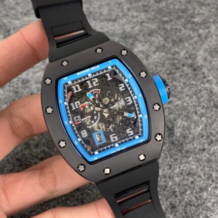 Richard Mille Mens Watch 50x43mm Automatic Mechanical Movement Stainless Steel Watches - Image 2