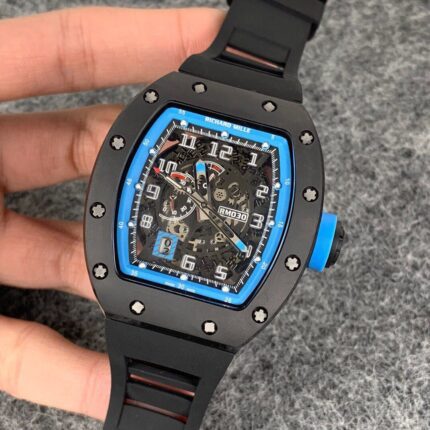 Richard Mille Mens Watch 50x43mm Automatic Mechanical Movement Stainless Steel Watches - Image 3