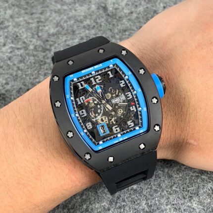 Richard Mille Mens Watch 50x43mm Automatic Mechanical Movement Stainless Steel Watches - Image 4