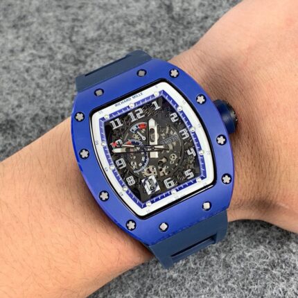 Richard Mille Mens Watch 50x43mm Automatic Mechanical Movement Stainless Steel Watches - Image 4