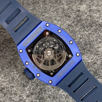 Richard Mille Mens Watch 50x43mm Automatic Mechanical Movement Stainless Steel Watches - Image 8