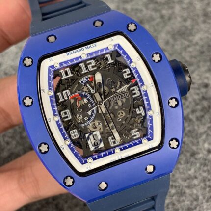 Richard Mille Mens Watch 50x43mm Automatic Mechanical Movement Stainless Steel Watches - Image 5