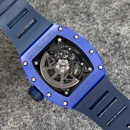 Richard Mille Mens Watch 50x43mm Automatic Mechanical Movement Stainless Steel Watches - Image 6