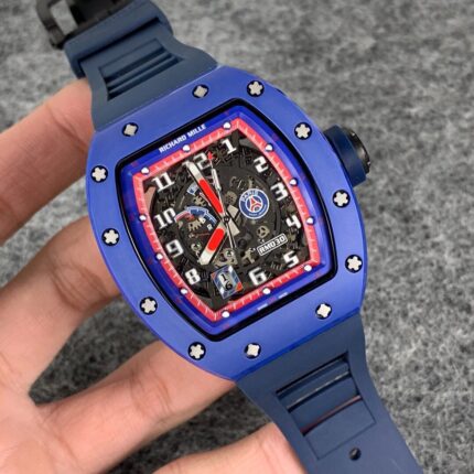 Richard Mille Mens Watch 50x43mm Automatic Mechanical Movement Stainless Steel Watches - Image 3