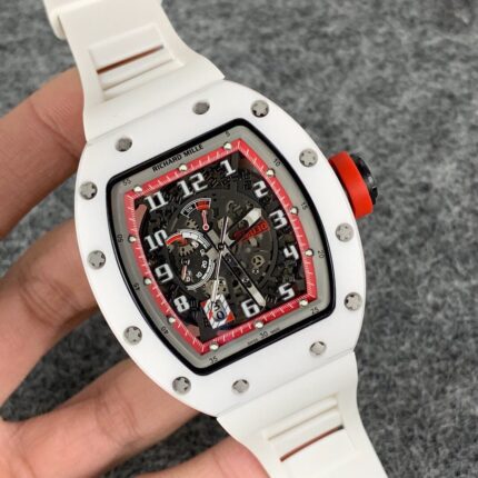 Richard Mille Mens Watch 50x43mm Automatic Mechanical Movement Stainless Steel Watches - Image 3