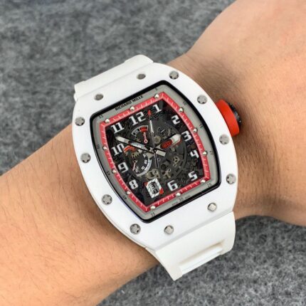 Richard Mille Mens Watch 50x43mm Automatic Mechanical Movement Stainless Steel Watches - Image 5