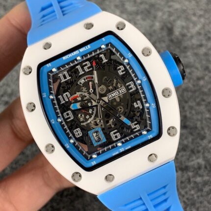 Richard Mille Mens Watch 50x43mm Automatic Mechanical Movement Stainless Steel Watches - Image 5