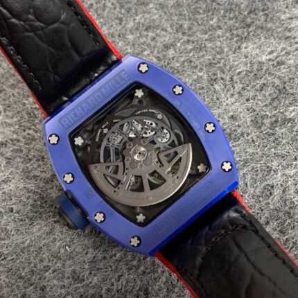 Richard Mille Mens Watch 50x43mm Automatic Mechanical Movement Stainless Steel Watches - Image 8