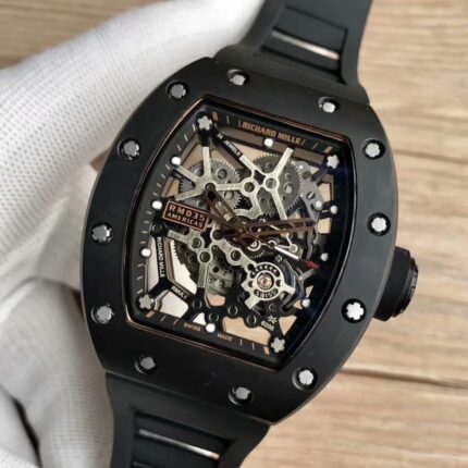 Richard Mille Mens Watch 42.7x50mm Automatic Mechanical Movement Stainless Steel Watches - Image 2