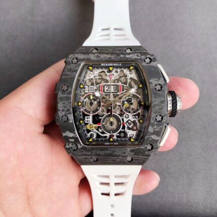 Richard Mille Mens Watch 50x43mm Automatic Mechanical Movement Stainless Steel Watches V3 Factory