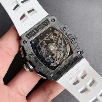 Richard Mille Mens Watch 50x43mm Automatic Mechanical Movement Stainless Steel Watches V3 Factory - Image 7