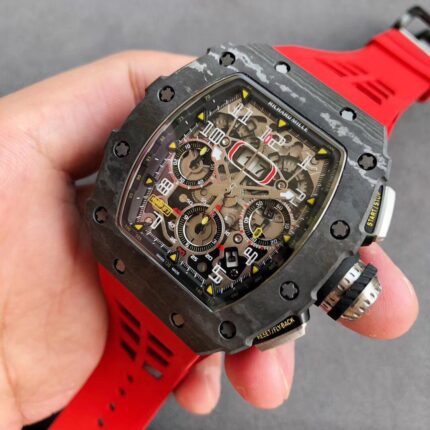 Richard Mille Mens Watch 50x43mm Automatic Mechanical Movement Stainless Steel Watches V3 Factory - Image 4