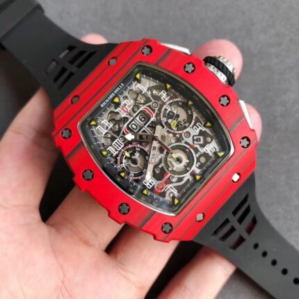 Richard Mille Mens Watch 50x43mm Automatic Mechanical Movement Stainless Steel Watches V3 Factory - Image 3