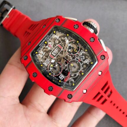 Richard Mille Mens Watch 50x43mm Automatic Mechanical Movement Stainless Steel Watches V3 Factory - Image 3